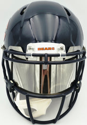 Jim McMahon Autographed Chicago Bears Blue Full Size Speed Authentic Helmet Beckett BAS Witness #2W802812