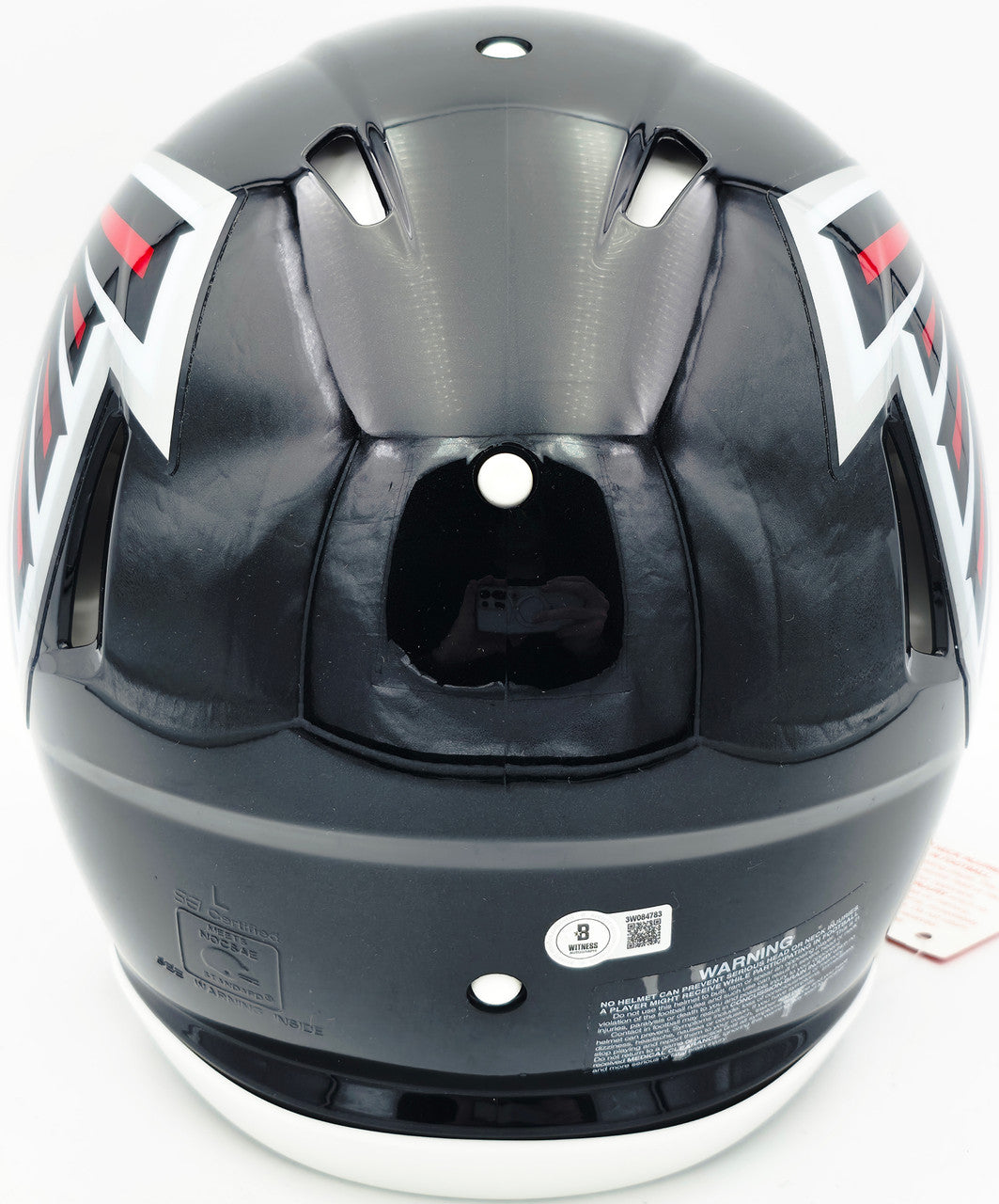 Michael Penix Jr. Autographed Atlanta Falcons Black Full Size Speed Authentic Helmet Beckett BAS Witness #3W084783