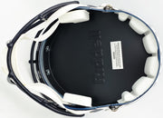 AJ Barner Autographed Seattle Seahawks Blue Full Size Speed Replica Helmet "The Barnyard" Beckett BAS Witness #4W627142