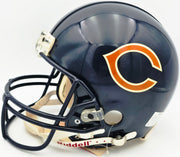 Walter Payton Autographed Chicago Bears Blue Full Size Riddell Authentic Helmet "34" JSA #ZZ49576