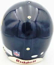 Walter Payton Autographed Chicago Bears Blue Full Size Riddell Authentic Helmet "34" JSA #ZZ49576