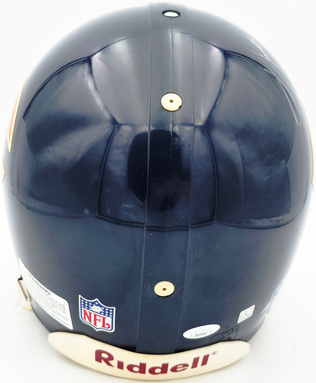 Walter Payton Autographed Chicago Bears Blue Full Size Riddell Authentic Helmet "34" JSA #ZZ49576