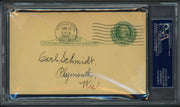Amos Alonzo Stagg Autographed Government Postcard University of Chicago Coach PSA/DNA #84057499