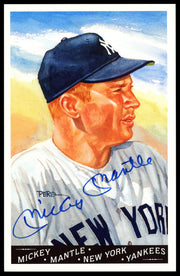 Mickey Mantle Autographed 1990 Perez-Steele Master Works New York Yankees PSA/DNA #AQ05743