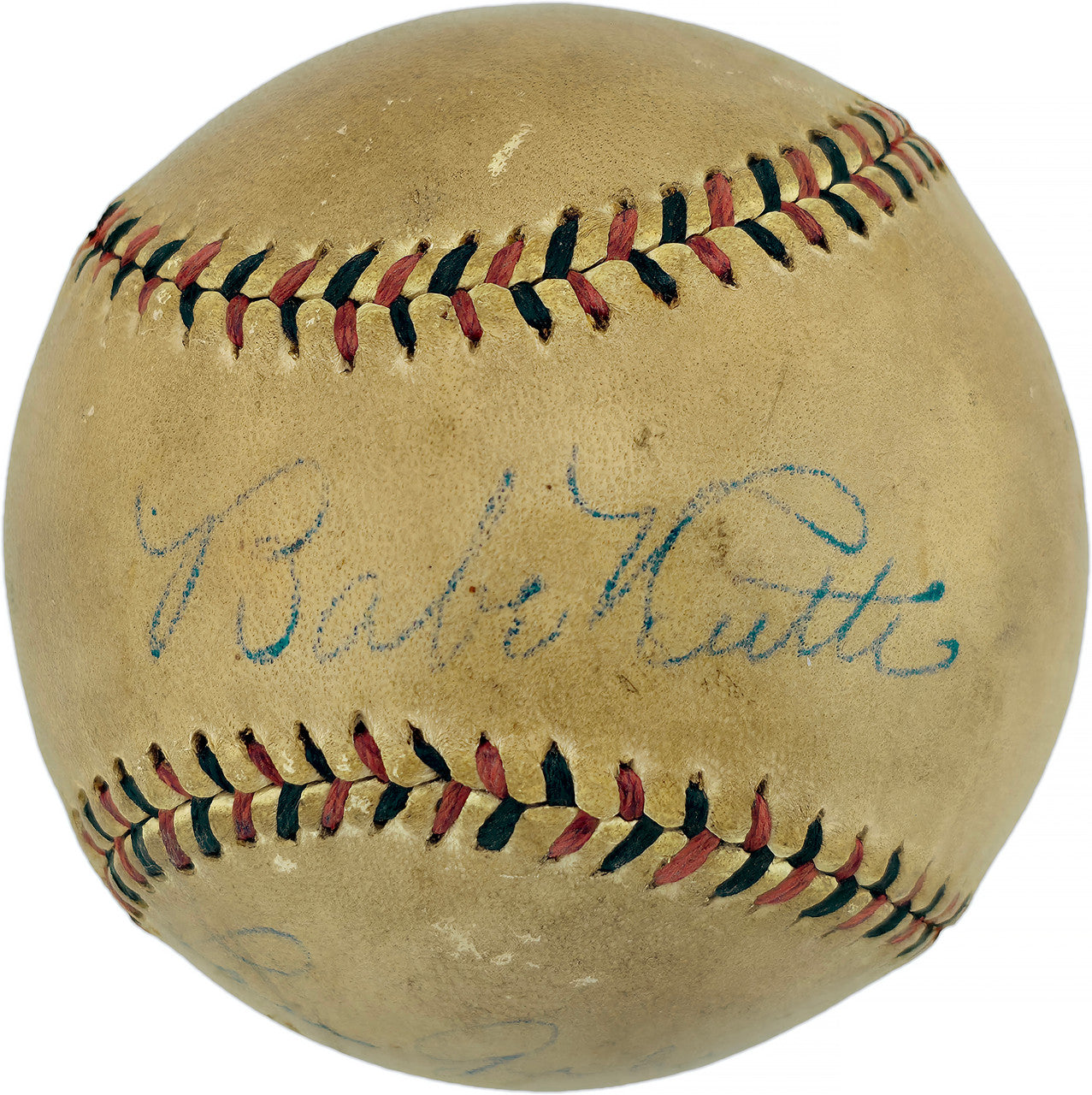 Babe Ruth & Lou Gehrig Autographed Official League Baseball New York Yankees PSA/DNA & Beckett BAS #AE85000