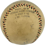 Babe Ruth & Lou Gehrig Autographed Official League Baseball New York Yankees PSA/DNA & Beckett BAS #AE85000