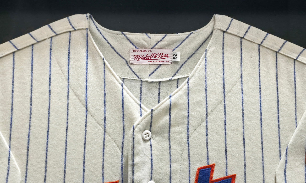 New York Mets Tom Seaver Autographed Framed Cream Pinstripes Mitchell & Ness MLB 100th Anniversary Patch Jersey "HOF 98.8%" PSA/DNA #AM09751