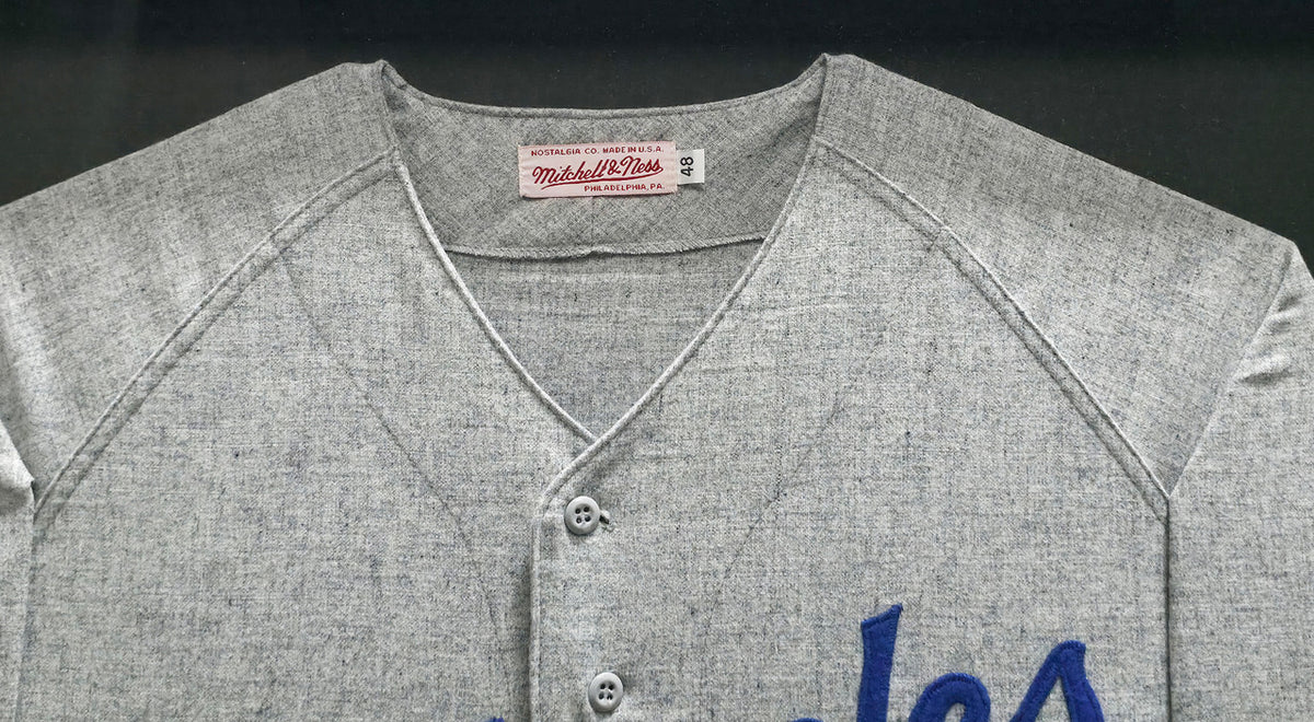 Los Angeles Dodgers Sandy Koufax Autographed Framed Gray Mitchell & Ness Jersey MLB Holo & Steiner Holo SKU #266232