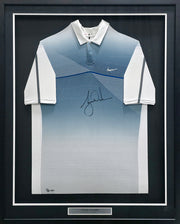 Tiger Woods Autographed Nike Framed Polo #11/25 UDA Holo #BAM29315