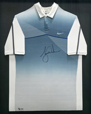Tiger Woods Autographed Nike Framed Polo #11/25 UDA Holo #BAM29315
