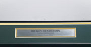 Oakland A's Rickey Henderson Autographed Framed White Jersey JSA #WA740850