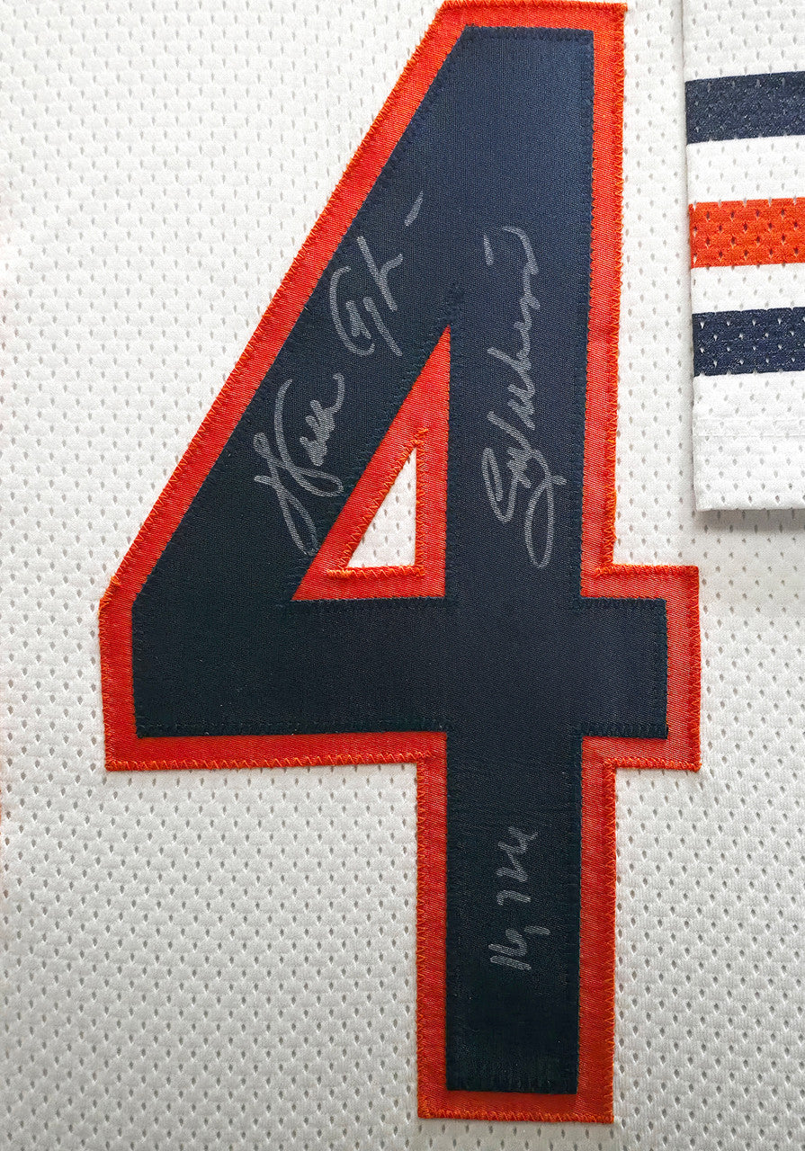 Chicago Bears Walter Payton Autographed Framed White Jersey "Sweetness & 16,726" PSA/DNA #U05882