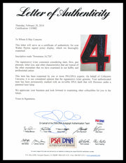 Chicago Bears Walter Payton Autographed Framed White Jersey "Sweetness & 16,726" PSA/DNA #U05882