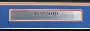 New York Mets Juan Soto Autographed Framed Blue Jersey Beckett BAS QR Stock #266056