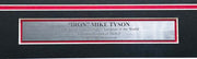 Mike Tyson Autographed Framed Black Boxing Trunks Beckett BAS Witness Stock #266062
