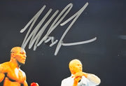 Mike Tyson Autographed Framed 8x10 Photo vs. Evander Holyfield Beckett BAS QR Stock #266063