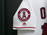 Los Angeles Angels Shohei Ohtani Autographed Framed White Majestic Jersey Beckett BAS #AC97026