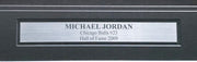 Chicago Bulls Michael Jordan Autographed Framed Red Jersey Beckett BAS #AC41251