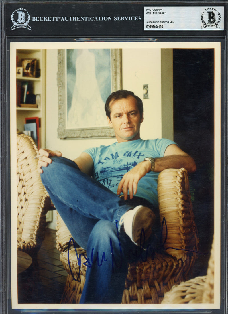 Jack Nicholson Autographed 8x10 Photo Beckett BAS #16464116
