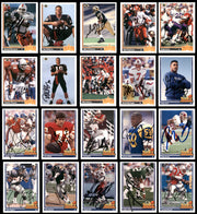 92 Count Lot of Autographed 1991-1993 Upper Deck Football Cards (All Different) SKU #266474