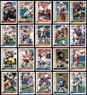 92 Count Lot of Autographed 1991-1993 Upper Deck Football Cards (All Different) SKU #266474