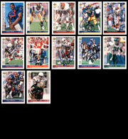 92 Count Lot of Autographed 1991-1993 Upper Deck Football Cards (All Different) SKU #266474