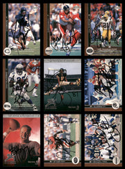 53 Count Lot of Autographed 1996-1997 Upper Deck Football Cards (All Different) SKU #266477