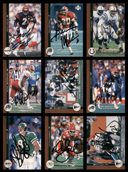 53 Count Lot of Autographed 1996-1997 Upper Deck Football Cards (All Different) SKU #266477