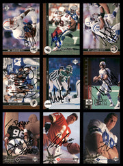 53 Count Lot of Autographed 1996-1997 Upper Deck Football Cards (All Different) SKU #266477