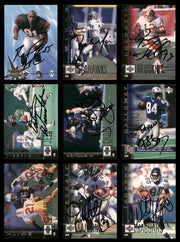 53 Count Lot of Autographed 1996-1997 Upper Deck Football Cards (All Different) SKU #266477