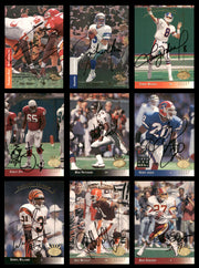 58 Count Lot of Autographed Assorted Upper Deck Football Cards (All Different) SKU #266479