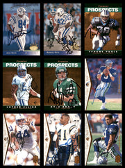 58 Count Lot of Autographed Assorted Upper Deck Football Cards (All Different) SKU #266479