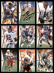 58 Count Lot of Autographed Assorted Upper Deck Football Cards (All Different) SKU #266479