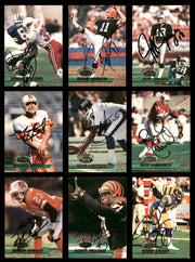 68 Count Lot of Autographed 1993-1994 Stadium Club Football Cards (All Different) SKU #266481