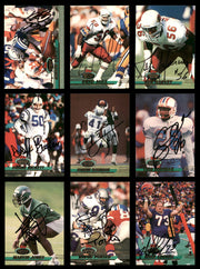 68 Count Lot of Autographed 1993-1994 Stadium Club Football Cards (All Different) SKU #266481