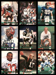 68 Count Lot of Autographed 1993-1994 Stadium Club Football Cards (All Different) SKU #266481