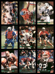 68 Count Lot of Autographed 1993-1994 Stadium Club Football Cards (All Different) SKU #266481