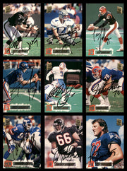 68 Count Lot of Autographed 1993-1994 Stadium Club Football Cards (All Different) SKU #266481