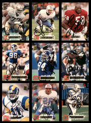 68 Count Lot of Autographed 1993-1994 Stadium Club Football Cards (All Different) SKU #266481