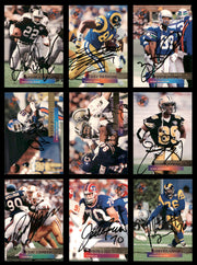 47 Count Lot of Autographed 1995 Stadium Club Football Cards (All Different) SKU #266482