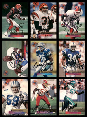 47 Count Lot of Autographed 1995 Stadium Club Football Cards (All Different) SKU #266482