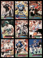 47 Count Lot of Autographed 1995 Stadium Club Football Cards (All Different) SKU #266482