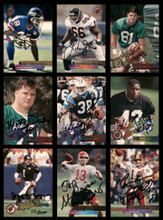 47 Count Lot of Autographed 1995 Stadium Club Football Cards (All Different) SKU #266482