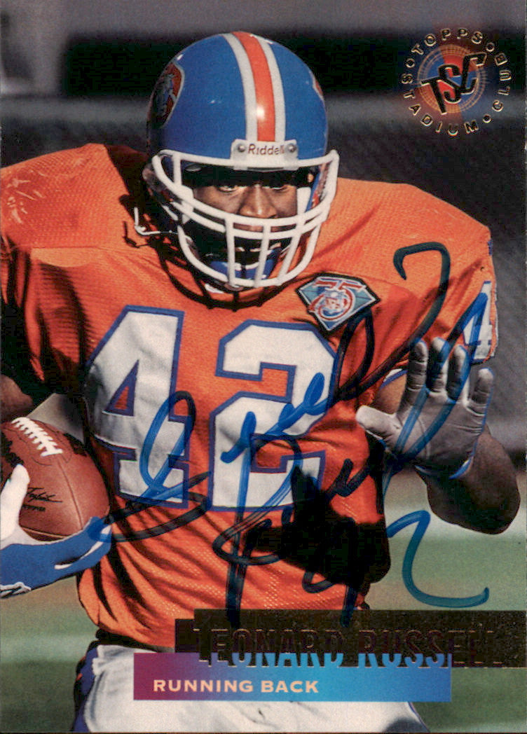 47 Count Lot of Autographed 1995 Stadium Club Football Cards (All Different) SKU #266482