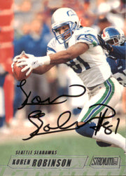 66 Count Lot of Autographed 1996-2002 Stadium Club Football Cards (All Different) SKU #266483