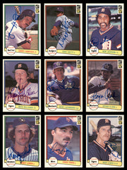 75 Count Lot of Autographed 1982 Donruss Baseball Cards (All Different) SKU #266484