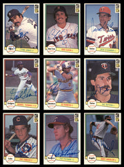 75 Count Lot of Autographed 1982 Donruss Baseball Cards (All Different) SKU #266484