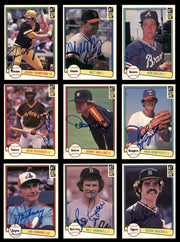 75 Count Lot of Autographed 1982 Donruss Baseball Cards (All Different) SKU #266484