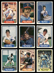 37 Count Lot of Autographed 1982 Fleer Baseball Cards (All Different) SKU #266487