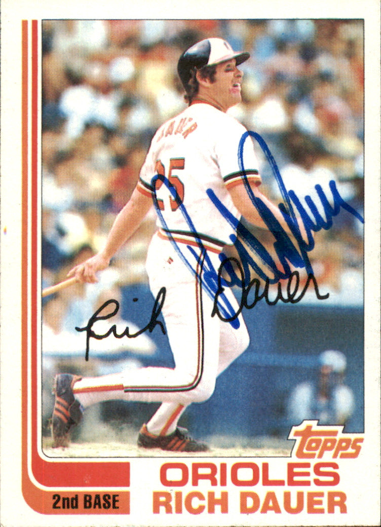 58 Count Lot of Autographed 1982 Topps Baseball Cards SKU #266488